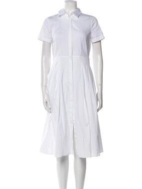 Theory White Shirt Dress Size 2